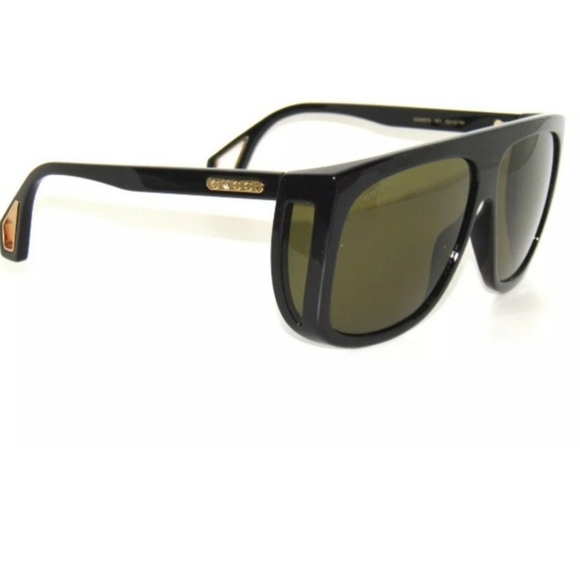 Gucci Sunglasses 0467 Black and Green - Picture 1 of 5